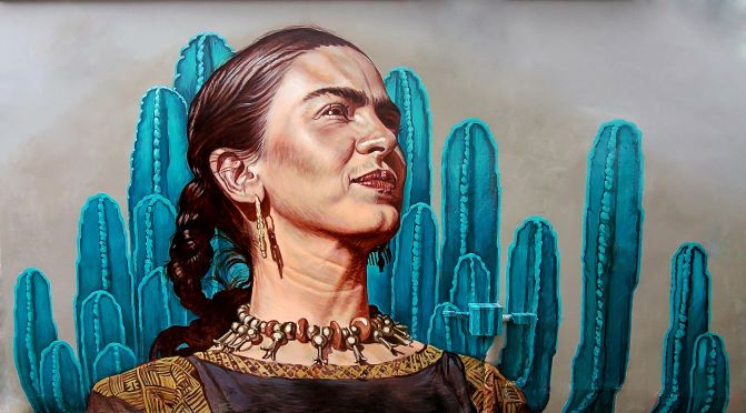 Frida Cactus Mural